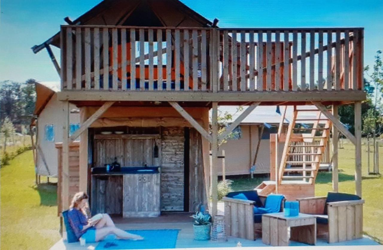 Tente Cabane Du Camping Hautoreille Bannes  Екстериор снимка